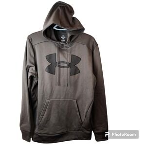 Under Armour Men Small Armour Fleece Hoodie Logo Pullover Hooded Sweatshirt NWOT